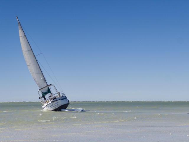 Ship on the beach